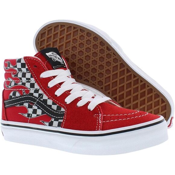 Boy\'s Sneakers Shoes Vans‎ Wall Kids SK8-Hi Big Kid Sz 6.5 streetwear skater main image 1